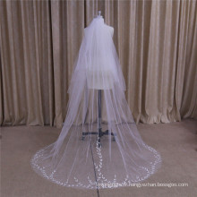 Voile de mariage de broderie